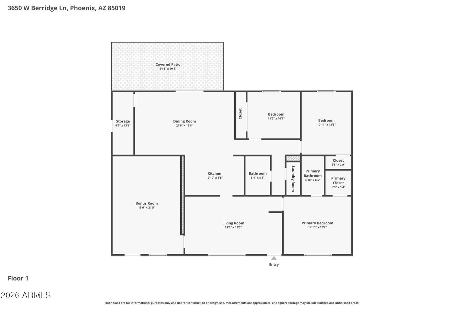 3650 W BERRIDGE Lane, Phoenix, AZ 85019 — photo 13 of 21