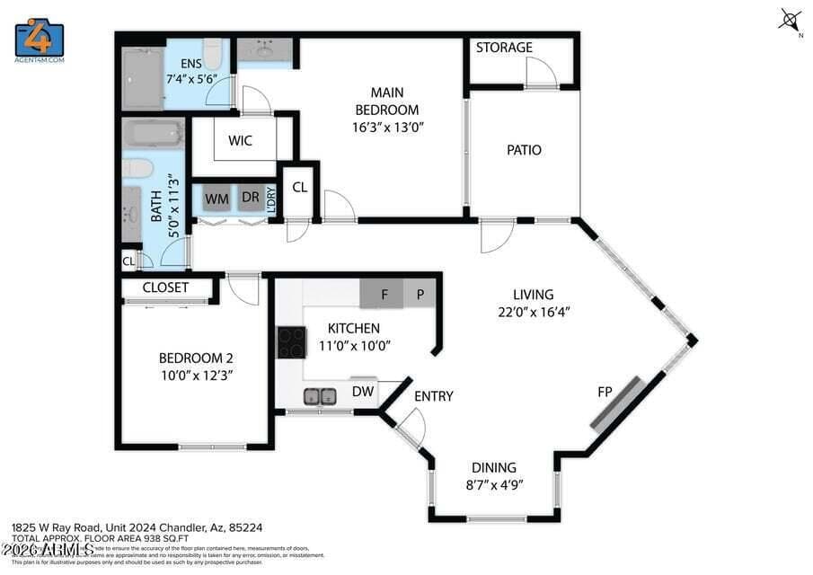 1825 W Ray Road 2124, Chandler, AZ 85224 — photo 10 of 34
