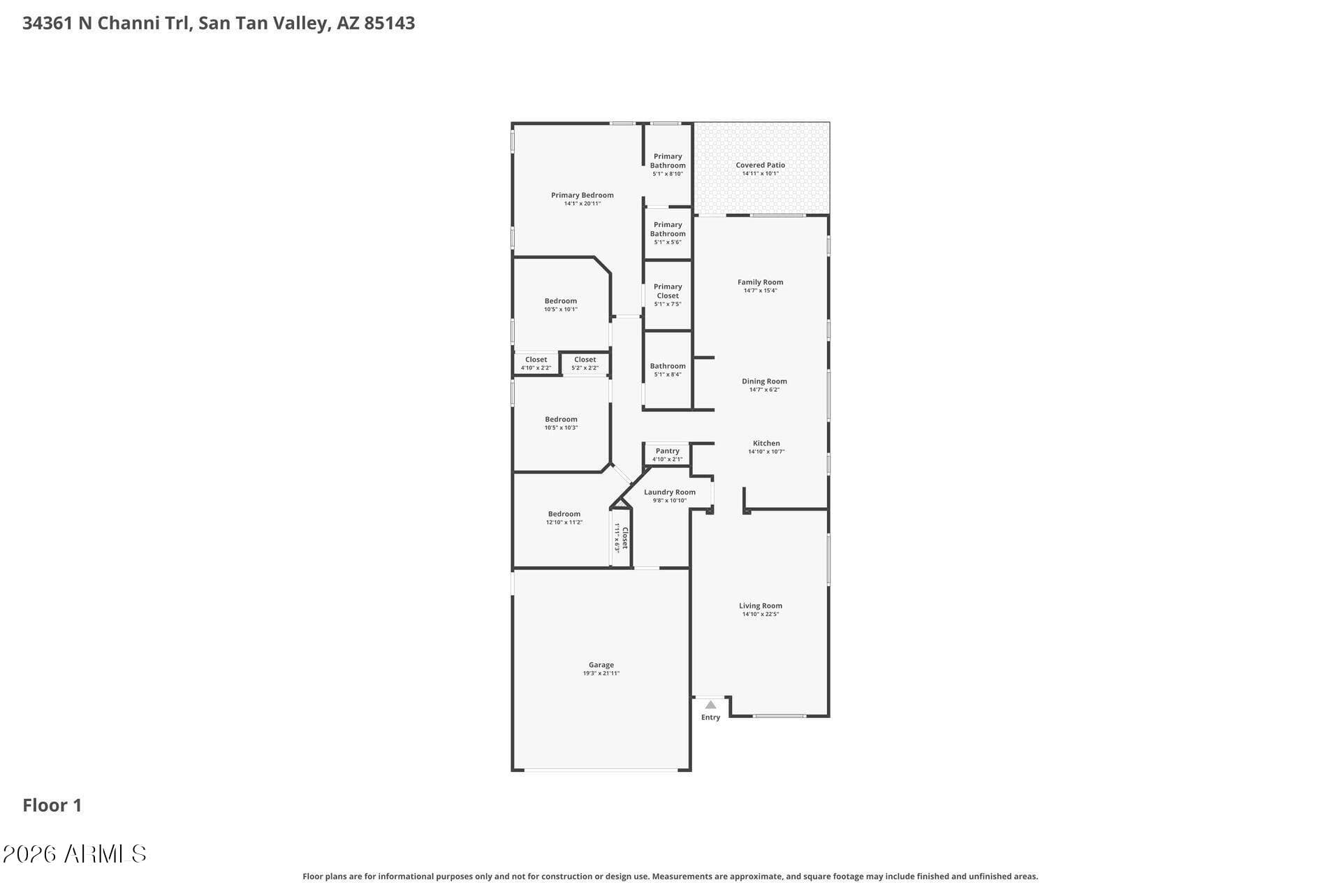 34361 N CHANNI Trail, San Tan Valley, AZ 85143 — photo 5 of 26