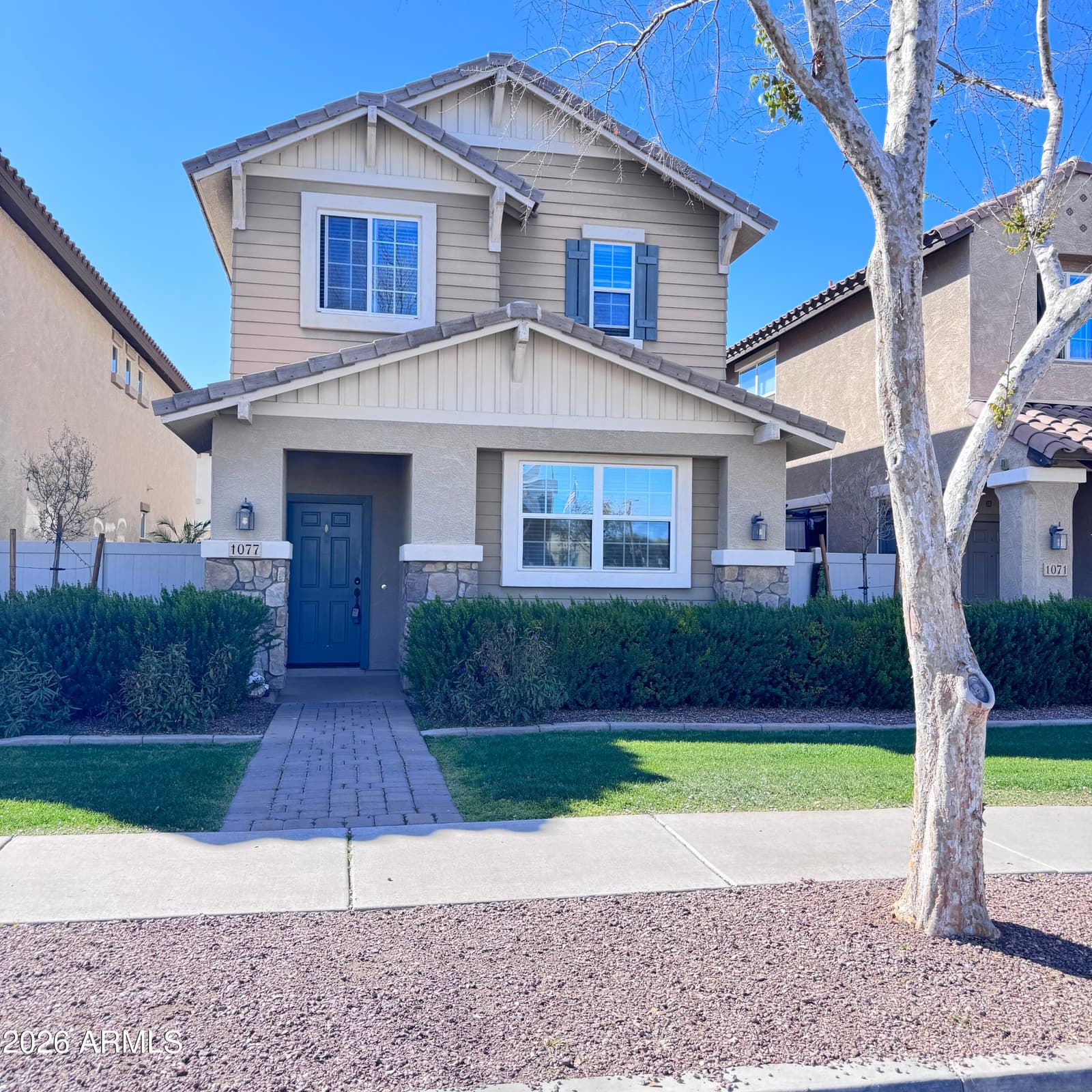 1077 S REBER Avenue, Gilbert, AZ 85296 — photo 1 of 47