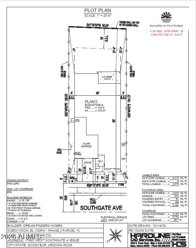 17493 W SOUTHGATE Avenue, Goodyear, AZ 85338 — photo 3 of 4