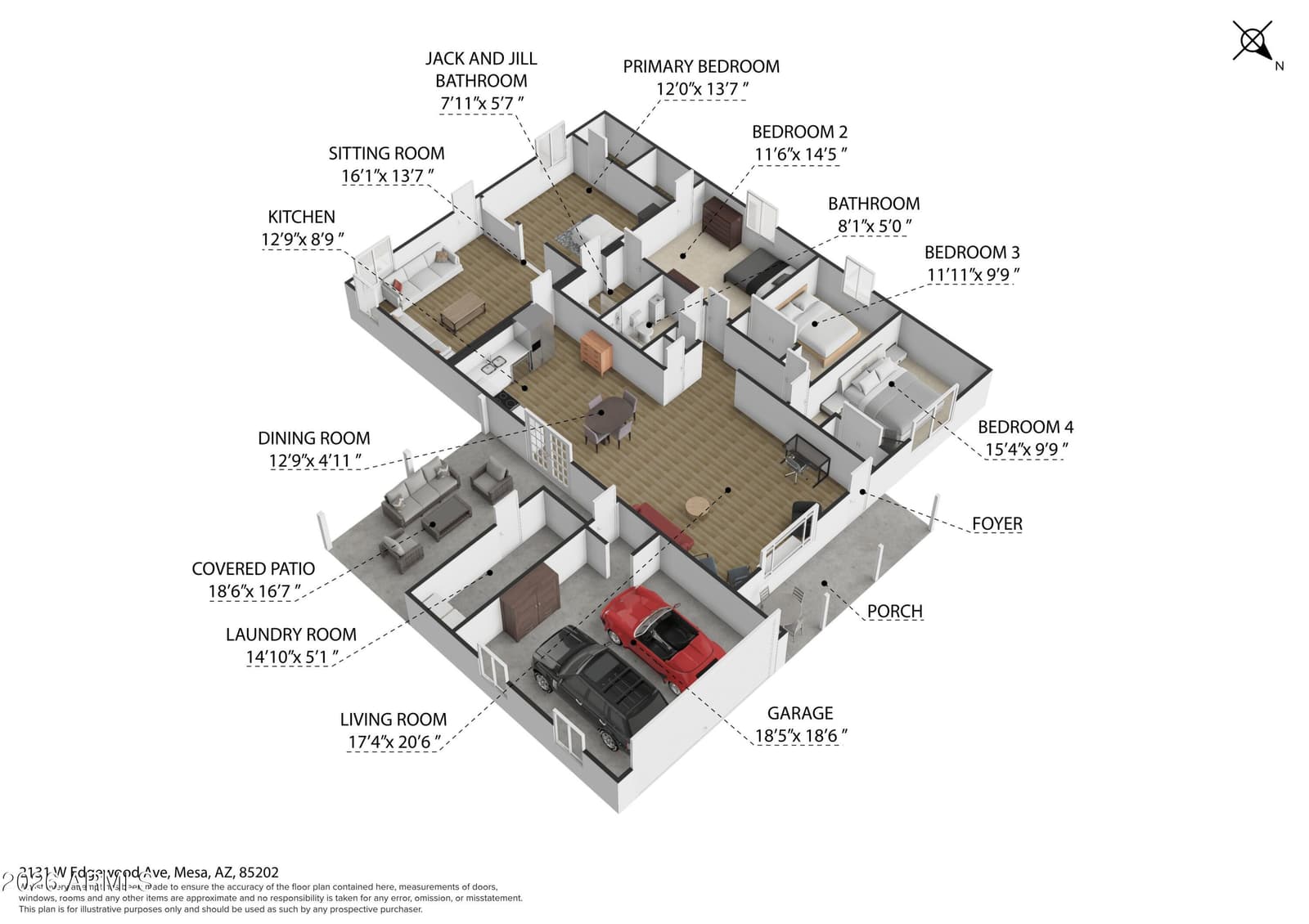 2131 W EDGEWOOD Avenue, Mesa, AZ 85202 — photo 3 of 36