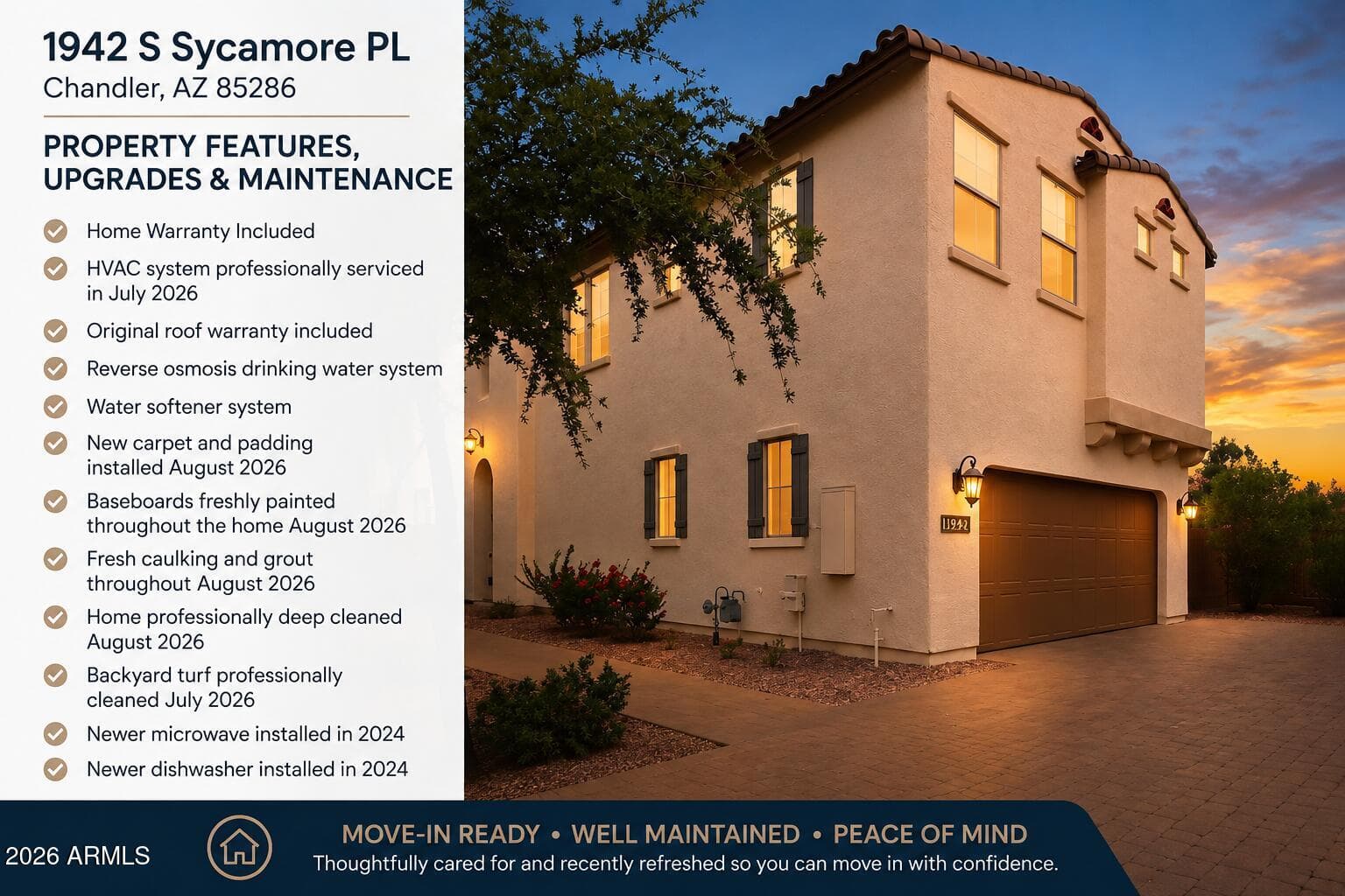 1942 S SYCAMORE Place, Chandler, AZ 85286 — photo 2 of 51