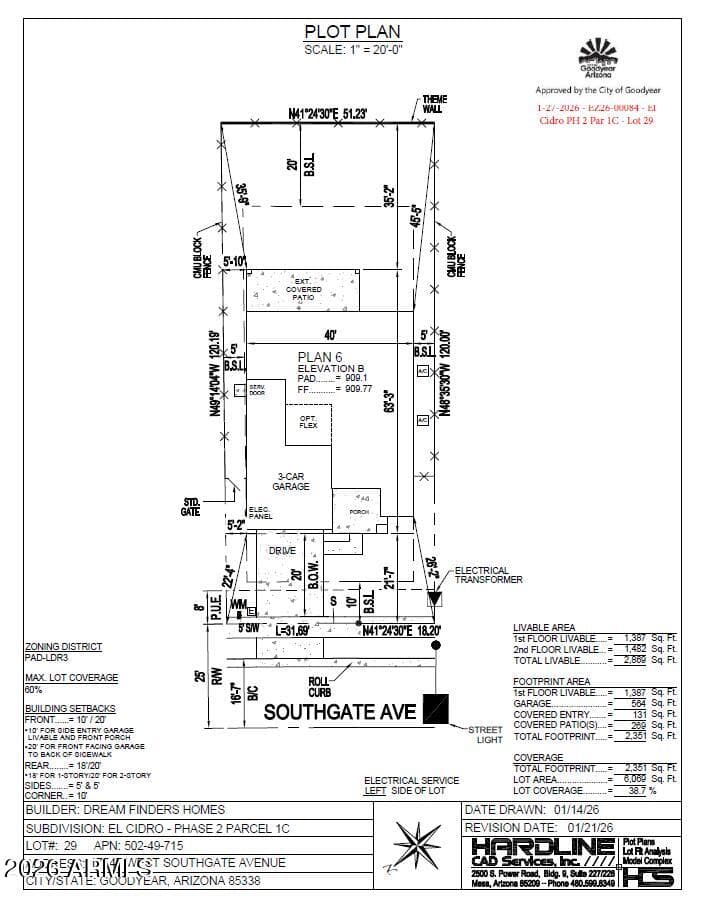 17547 W SOUTHGATE Avenue, Goodyear, AZ 85338 — photo 4 of 5