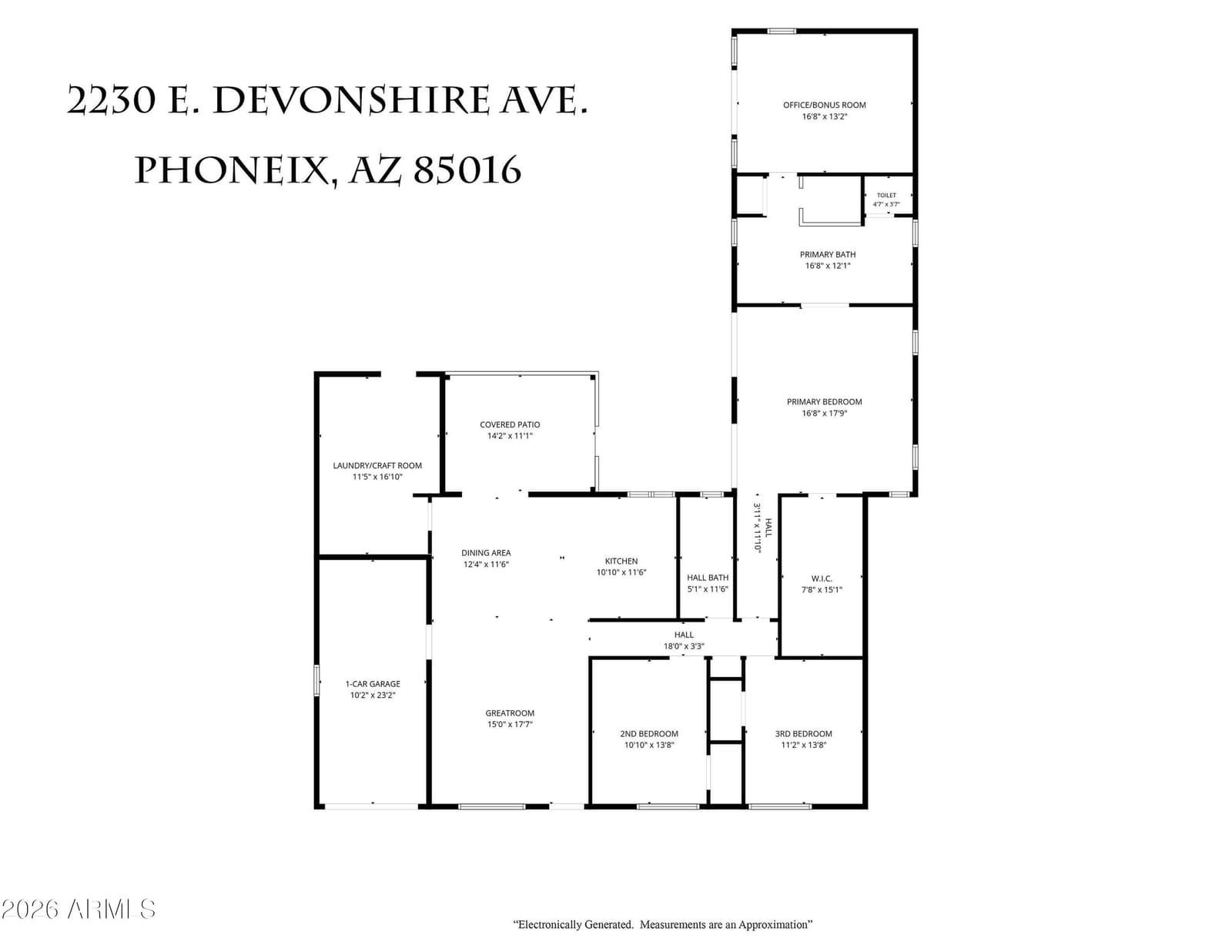 2230 E DEVONSHIRE Avenue, Phoenix, AZ 85016 — photo 37 of 58